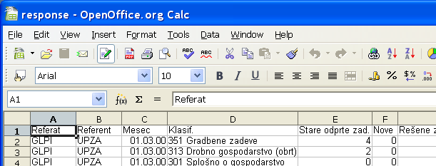Obdelava podatkov z orodji za preglednice